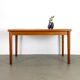 Danish teak meal table 60's with extension cords