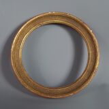 Set of 6 frames old carved wood gilded stucco wood around 1900 & various SB