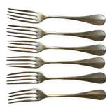 Silver - 6 single-flat forks