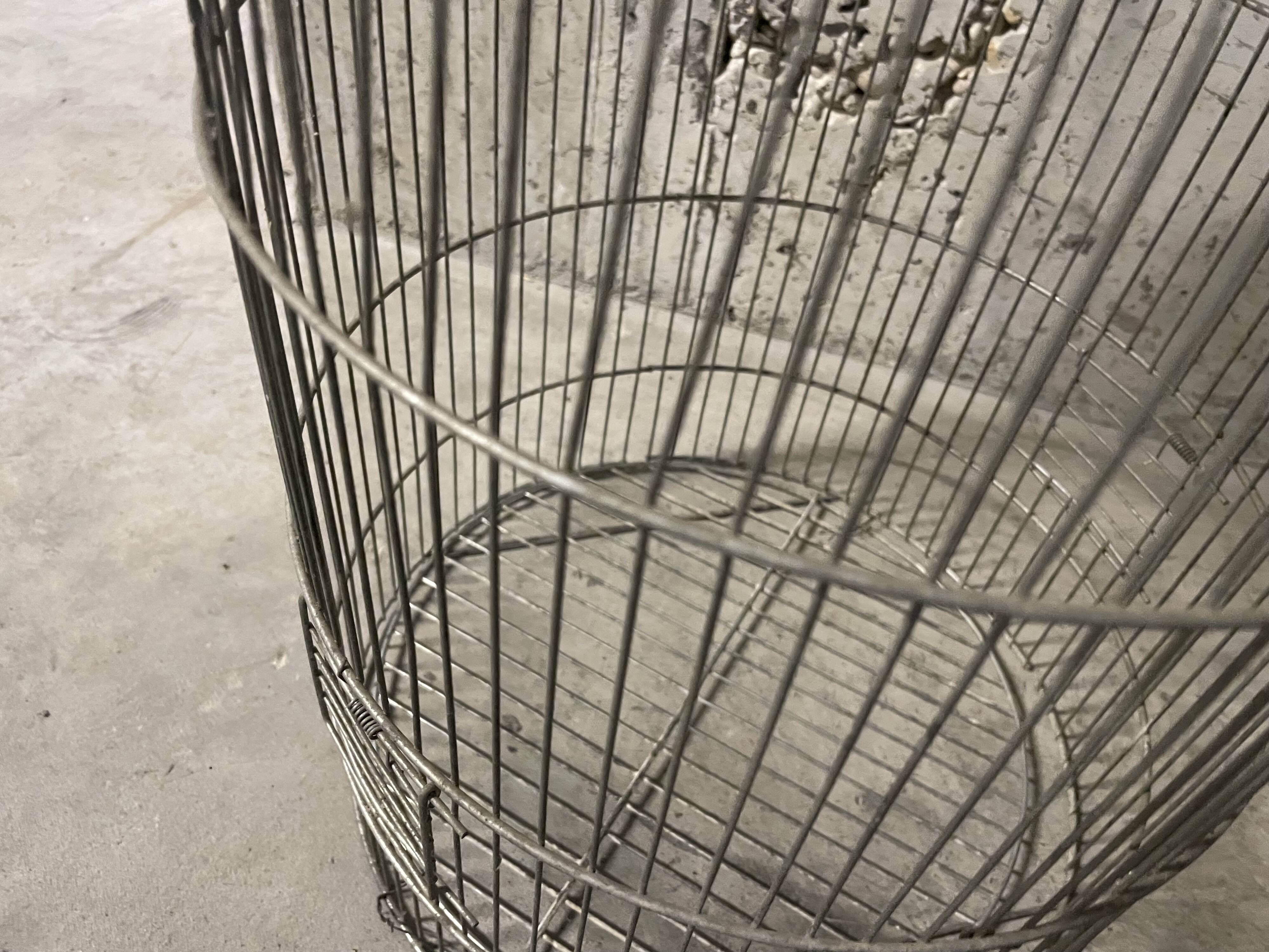 50s bird cage