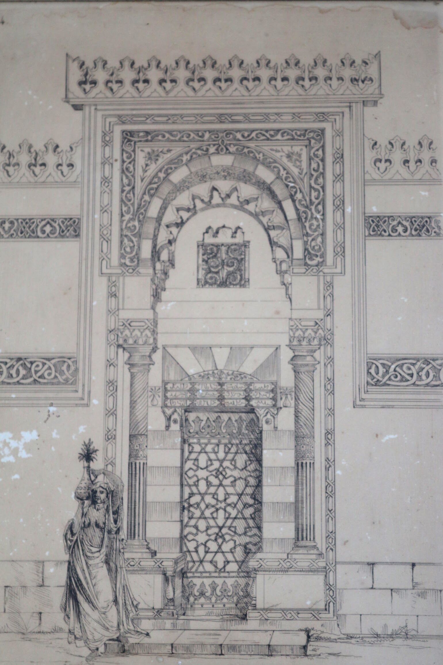 Cairo pencil illustration A Beaumont