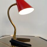 Old lamp red desk casserole year 50