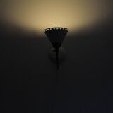 Swedish Table Lamp in Brass and White Metal, EWÅ Värnamo, 1950s