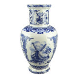 Earthenware vase from molen in holland