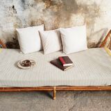 Rattan bed bench