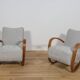 Model H-269 Lounge Chairs by Jindřich Halabala for UP Závody, 1950s, Czecho
