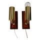 Wall lamps by Danish Vitrika (Closed in the early 1990s)
