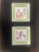 Pair of handcrafted ceramic pocket trays Birds & f