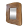 Brutalist organic mirror wood 1960s
