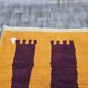 Authentic handmade pure wool rug size 1/2 m