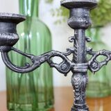 Old bronze chandelie