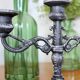 Old bronze chandelie