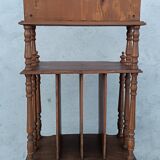 Walnut music cabinet