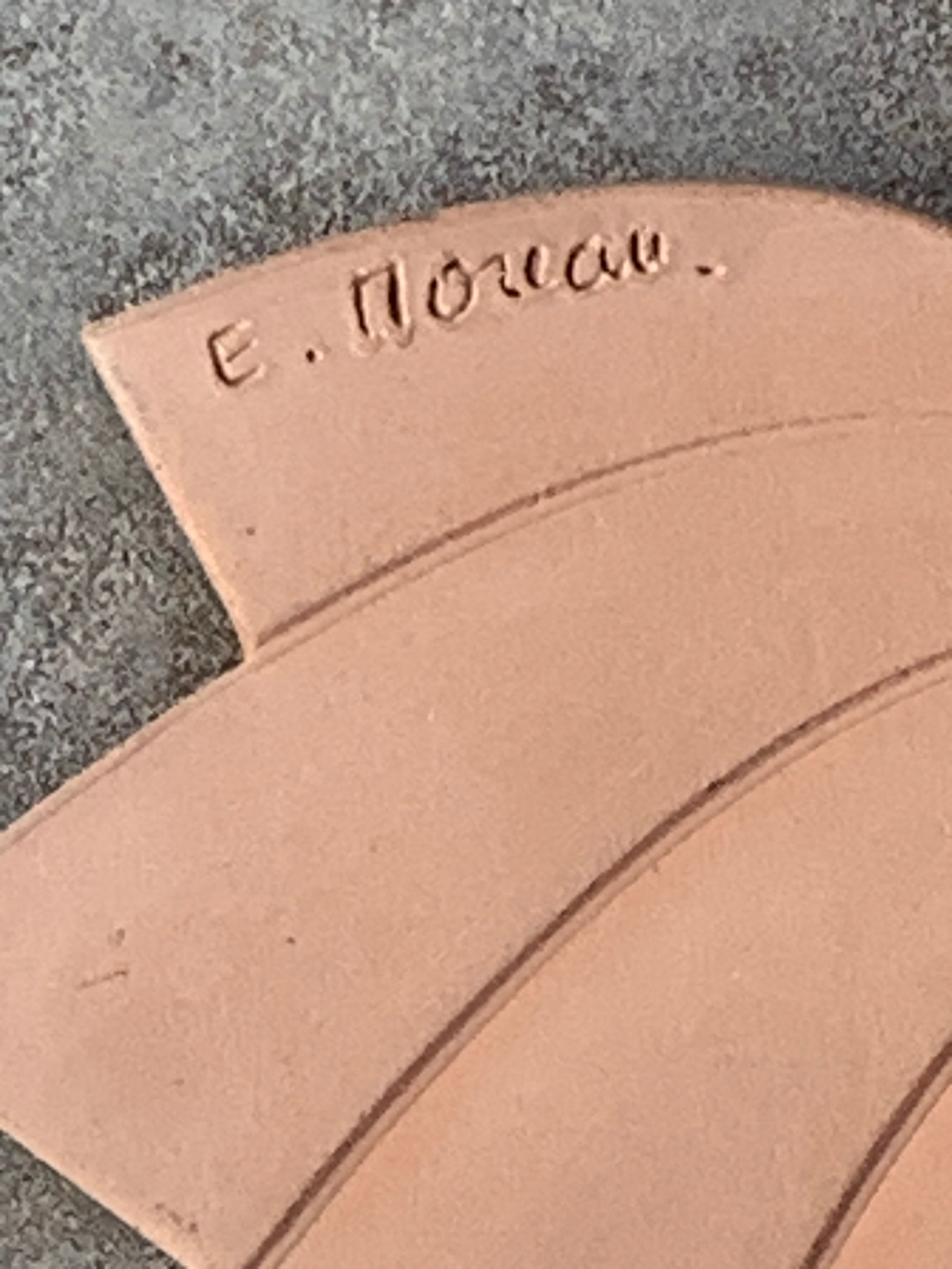 Mirror art deco style in sandstone