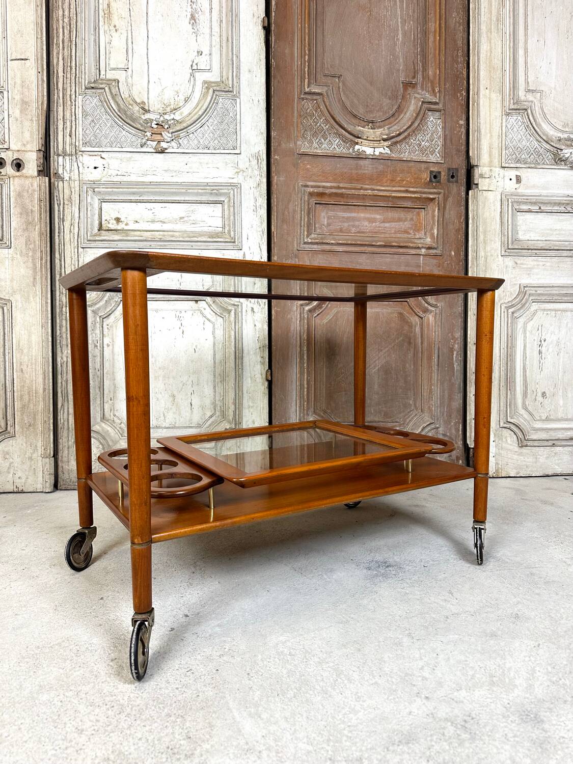 Vintage rolling trolley