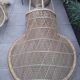 Pair of Emmanuelle rattan armchairs