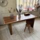 Table, bureau en teck 1970