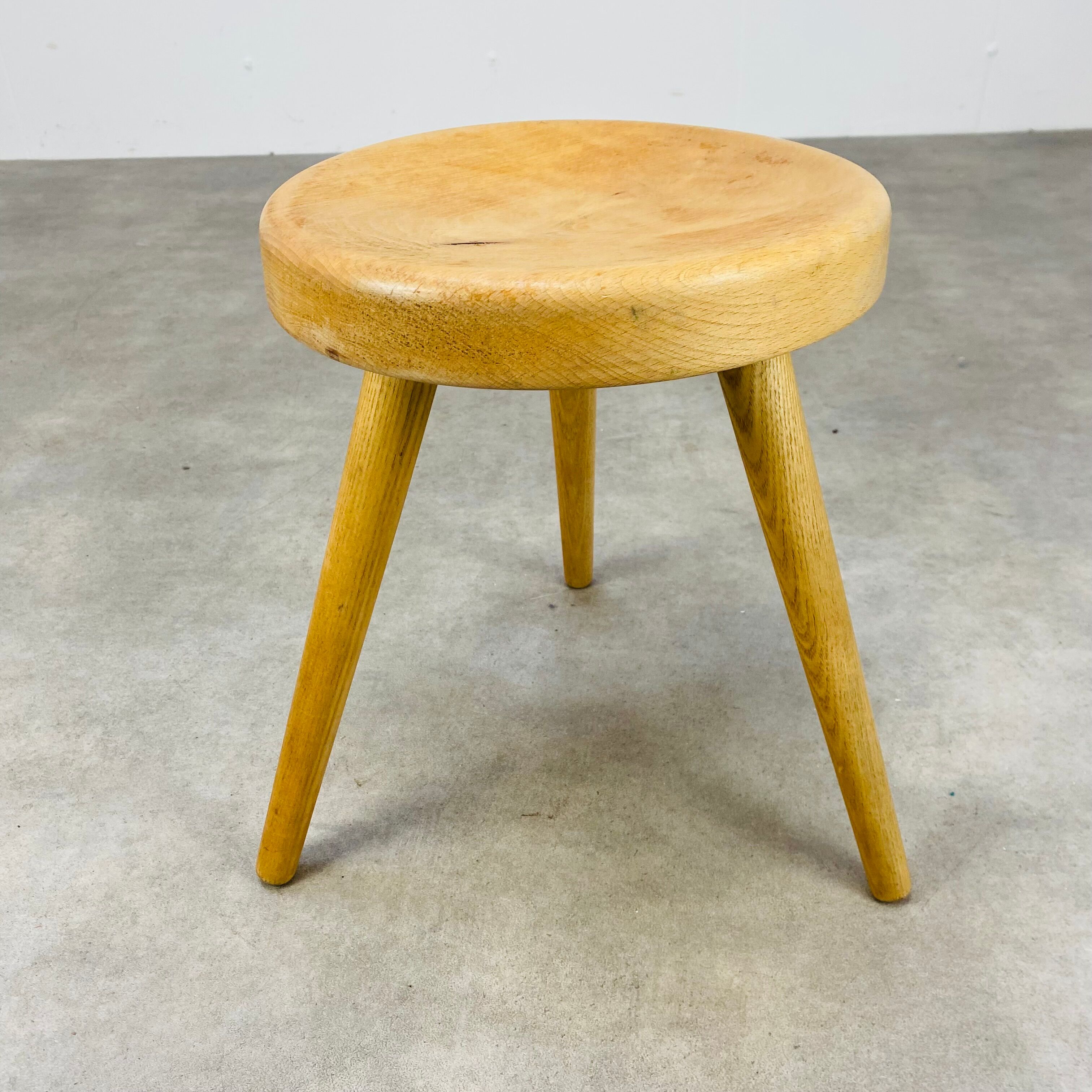 Wooden shepherd tripod stool