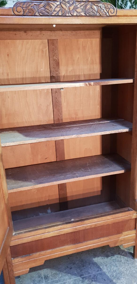 Old art-deco wardrobe