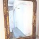 Old Louis Phillipe mercury mirror, in gilded stucco.