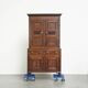 Antique English Oak Food Cupboard from the Late 18th / Early 19th Century