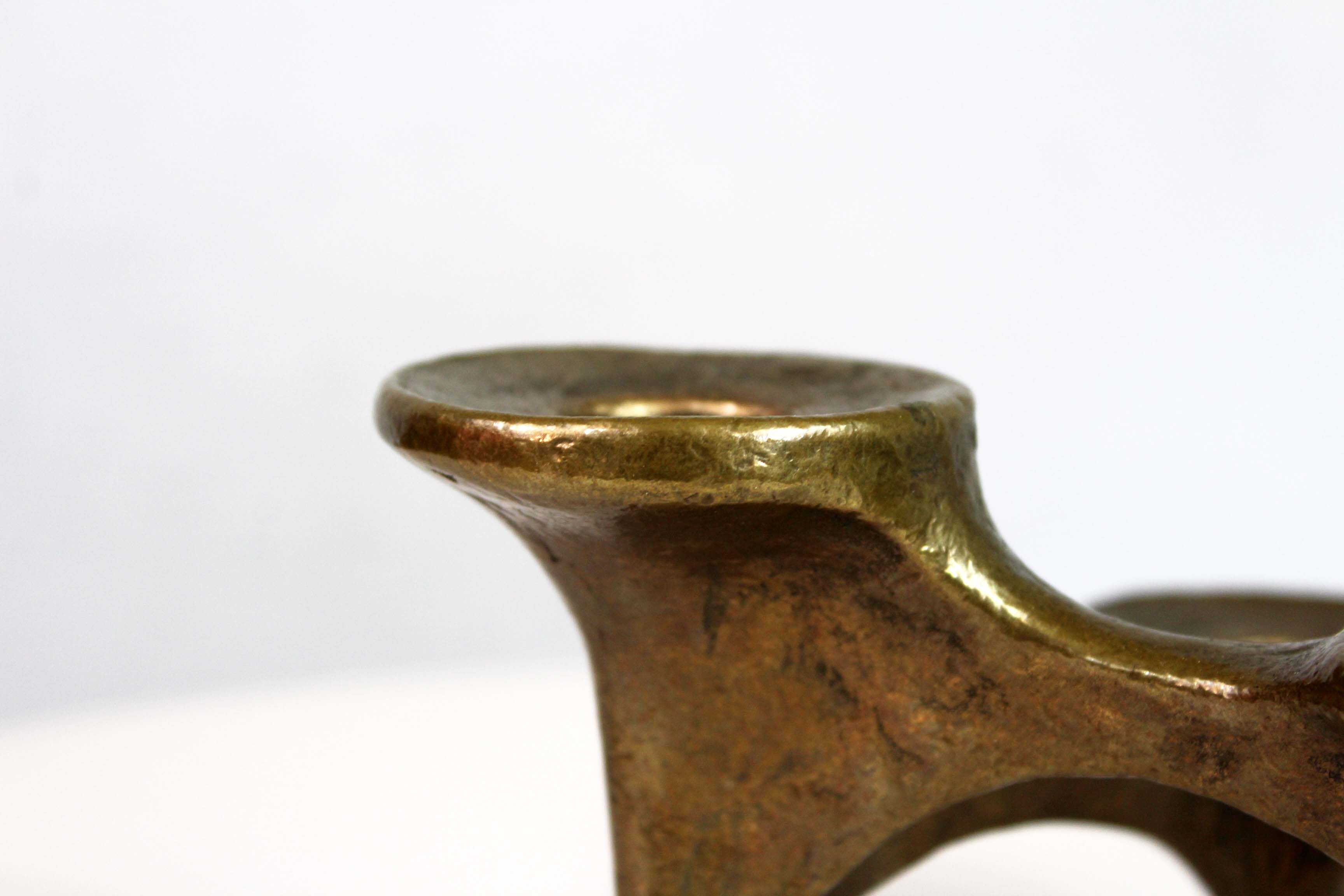 Candlestick brutaliste by Michael Harjes 1960