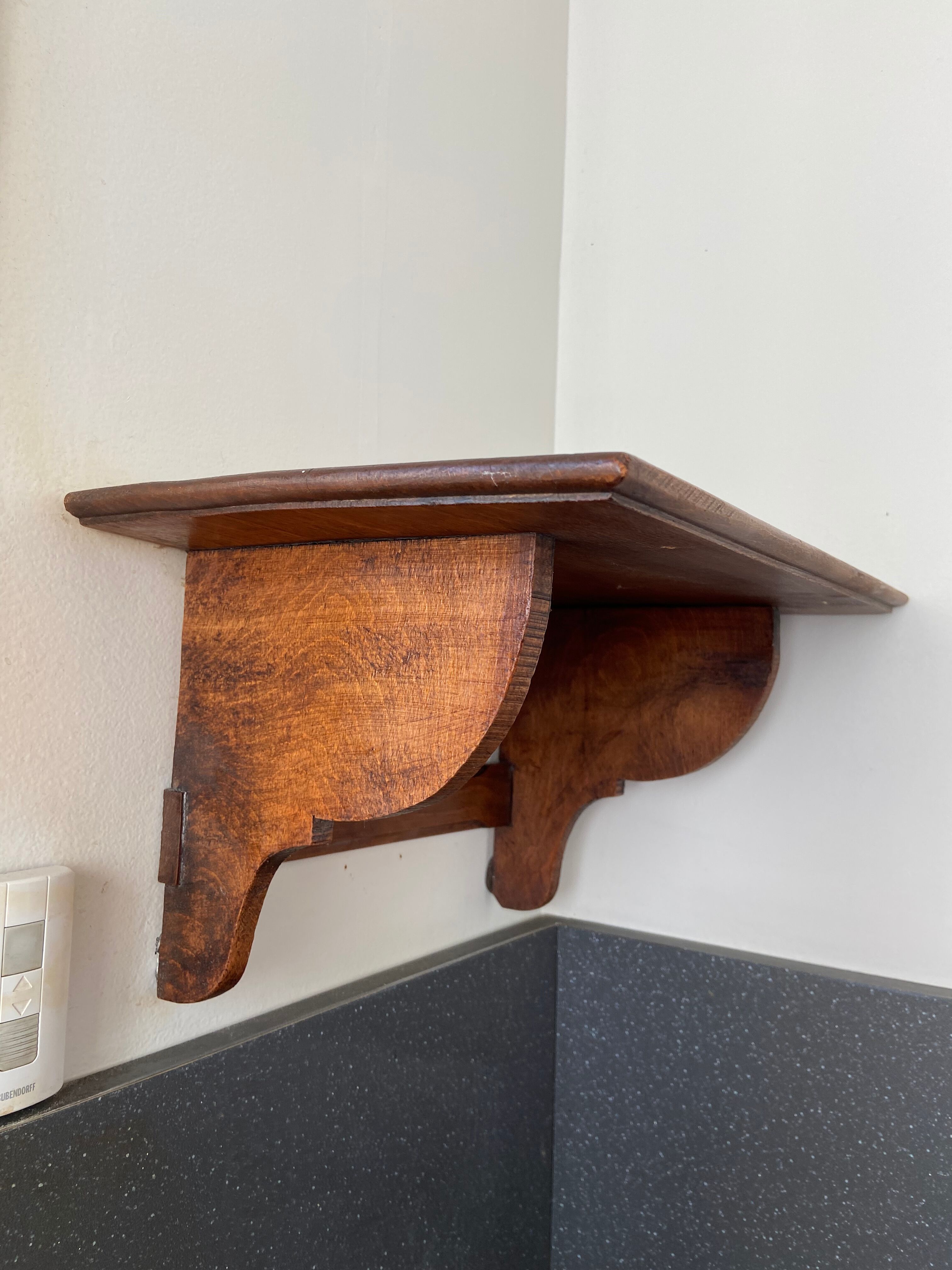Antique wall shelf