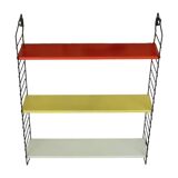 Vintage Tomado Holland Pocket Wall Rack Colored Adriaan Dekker