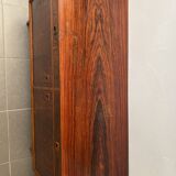 Scandinavian rosewood sideboard with 2 drawers by Eric Brouer for Mobelfabrik 1970