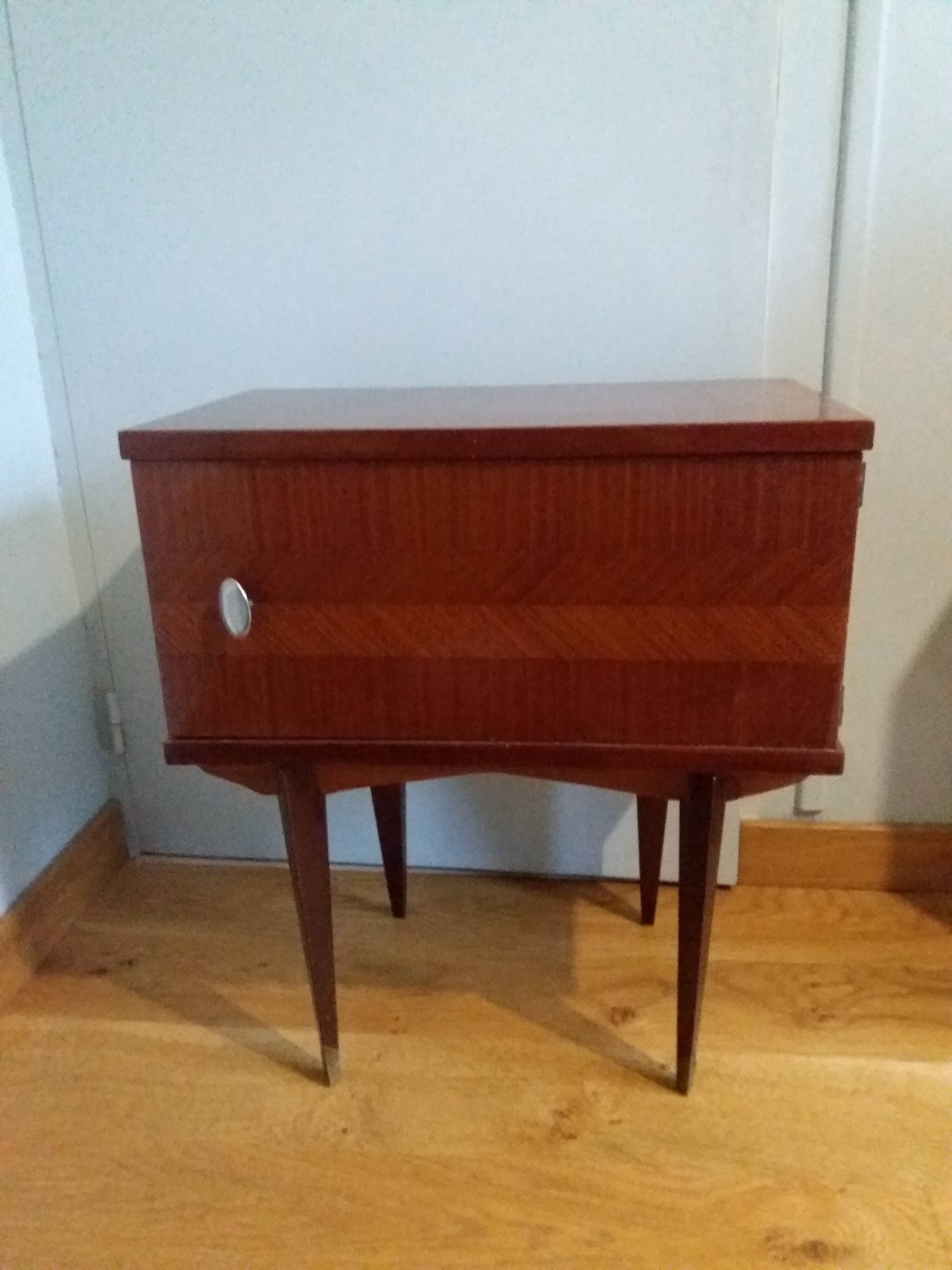 1970s bedside table, end table.
