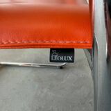 Set of 4 designer chairs by Erik Munnikhof for Leolux in chrome.