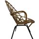 Rattan chair by Dirk van Sliedregt Rohe Noordwolde 1960 in the Netherlands