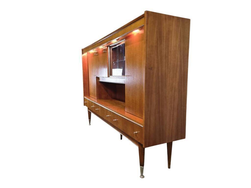 XL vintage wooden sideboard/cabinet