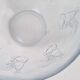 Vintage Glass Seafood Serving Bowl, Plate and Dinner Plates by Ann Warff for Kosta Boda, Sweden, 1970s, Set of 8