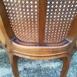 Fauteuils cannés de style Louis XV
