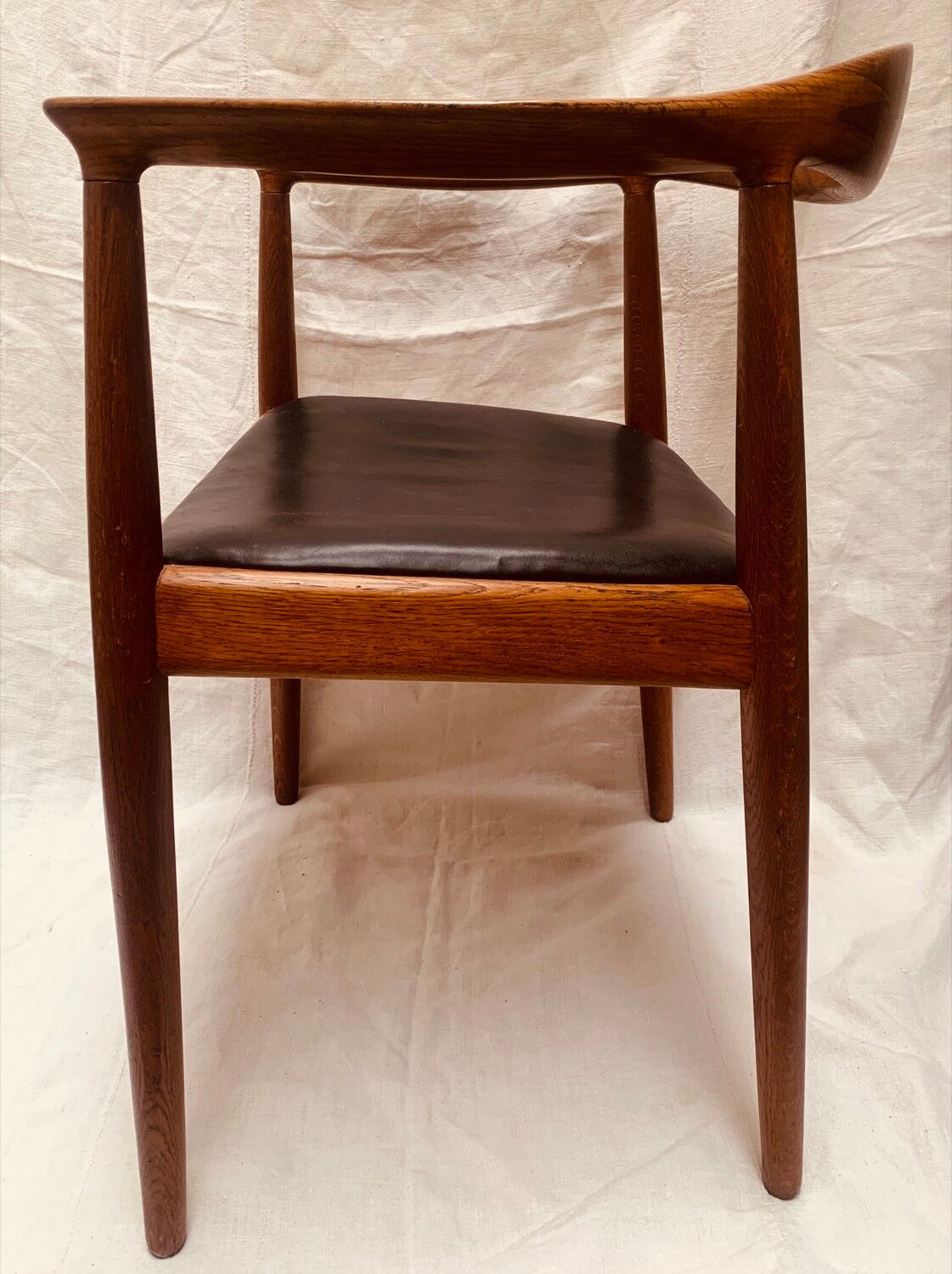 1950s Danish Hans Wegner Oak Model 503 Armchair