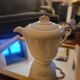 Teapot or coffee pot in fine earthenware from Salins 30-40