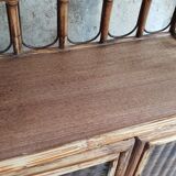 Vintage bamboo shelf
