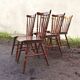 Lot of 6 Baumann chairs, Tacoma model, vintage, bistro.