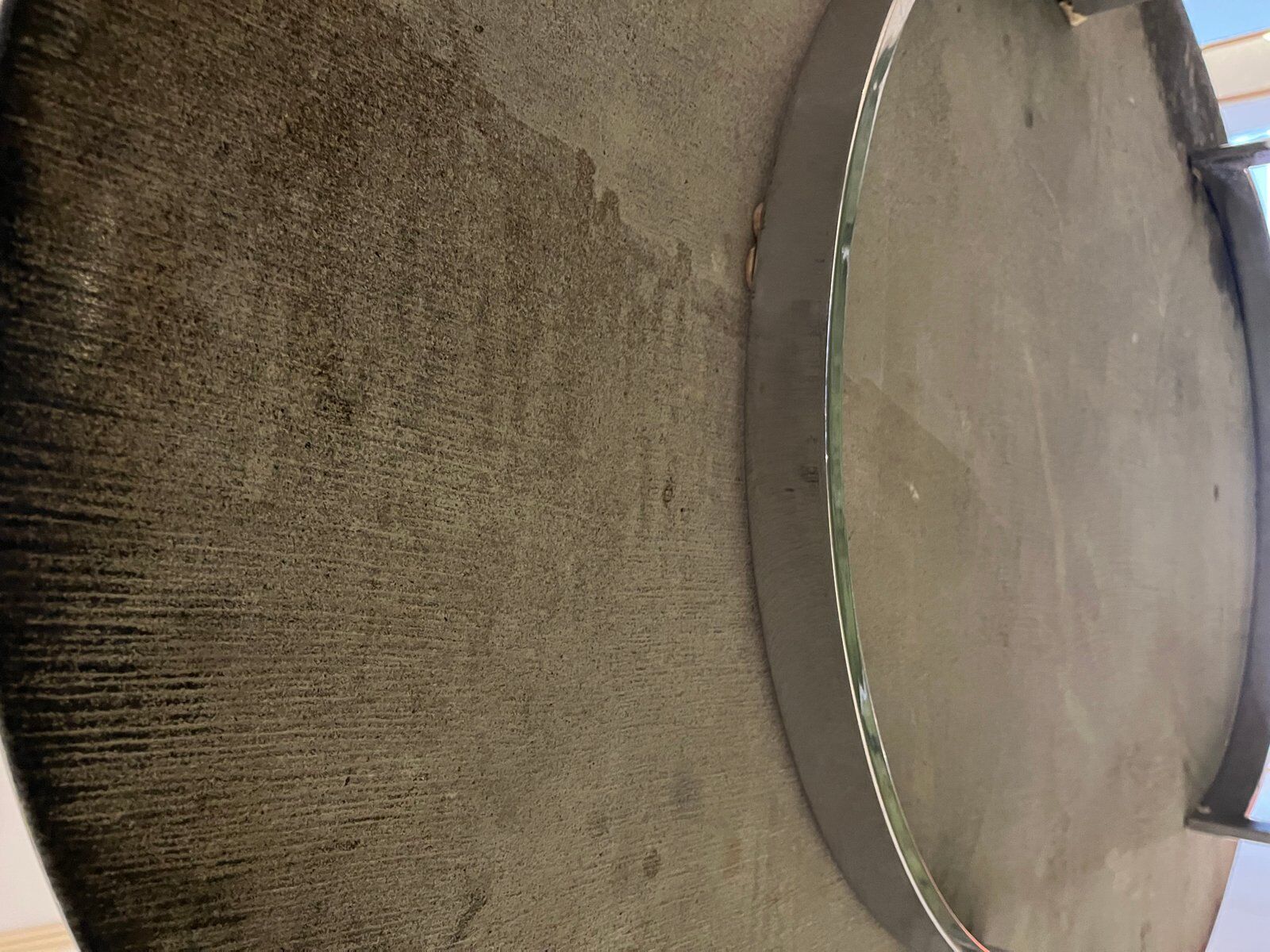 Marble and chromed metal table attributed to Vittorio Introini