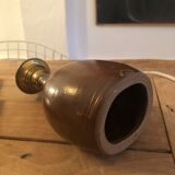 Pied de lampe céramique signé Gabriel Hamm