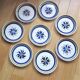 8 plates Sarreguemines and Digoin model "Karine"