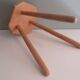 Lot de 2 tabourets en bois