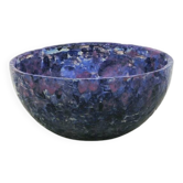 Saladier, bol vintage en céramique violette