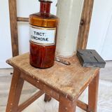 Old wooden painter's stool