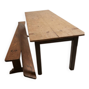 Table de ferme 220cm, - authentique