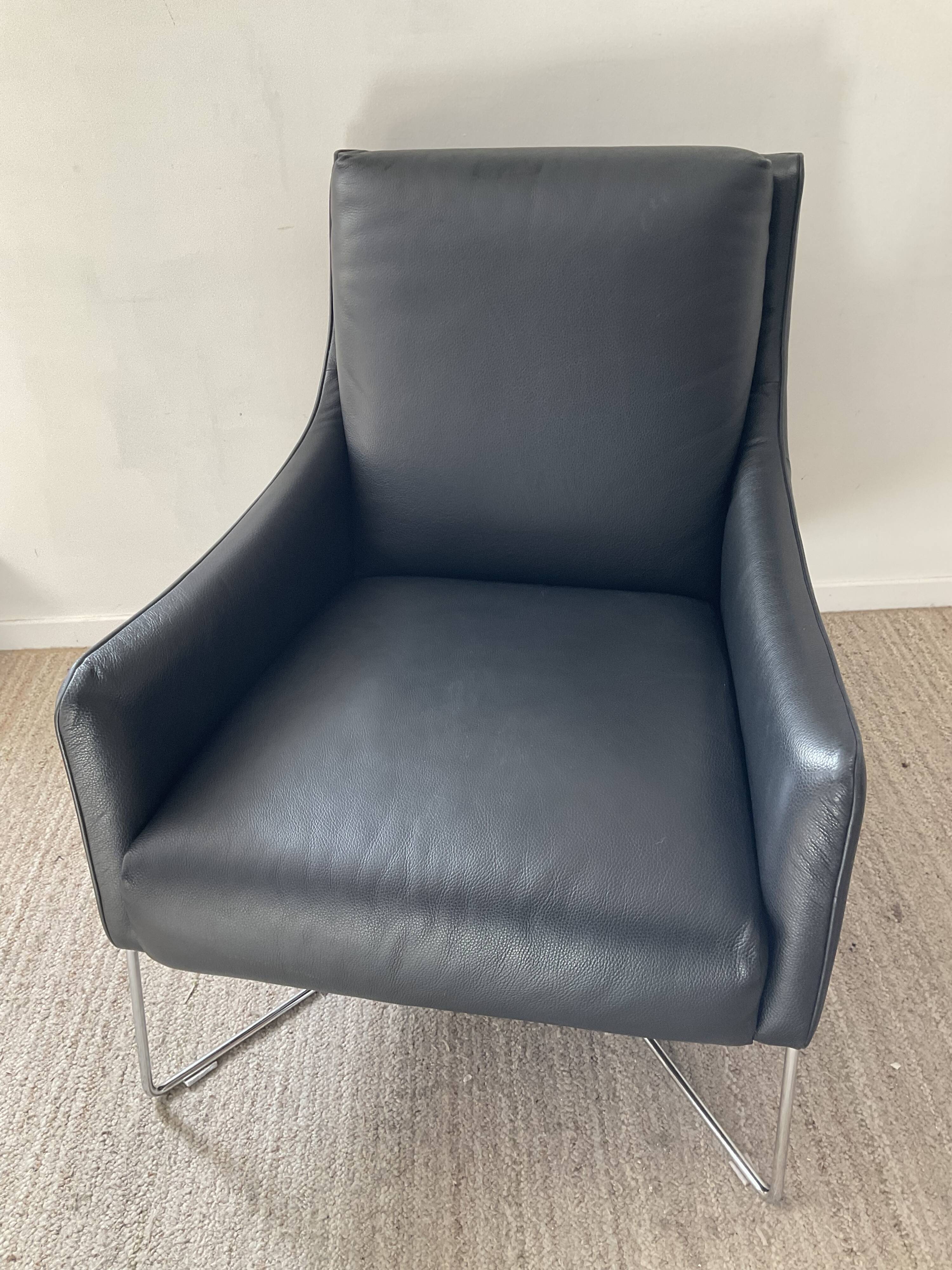 Leather armchair Natuzzi editions Italy