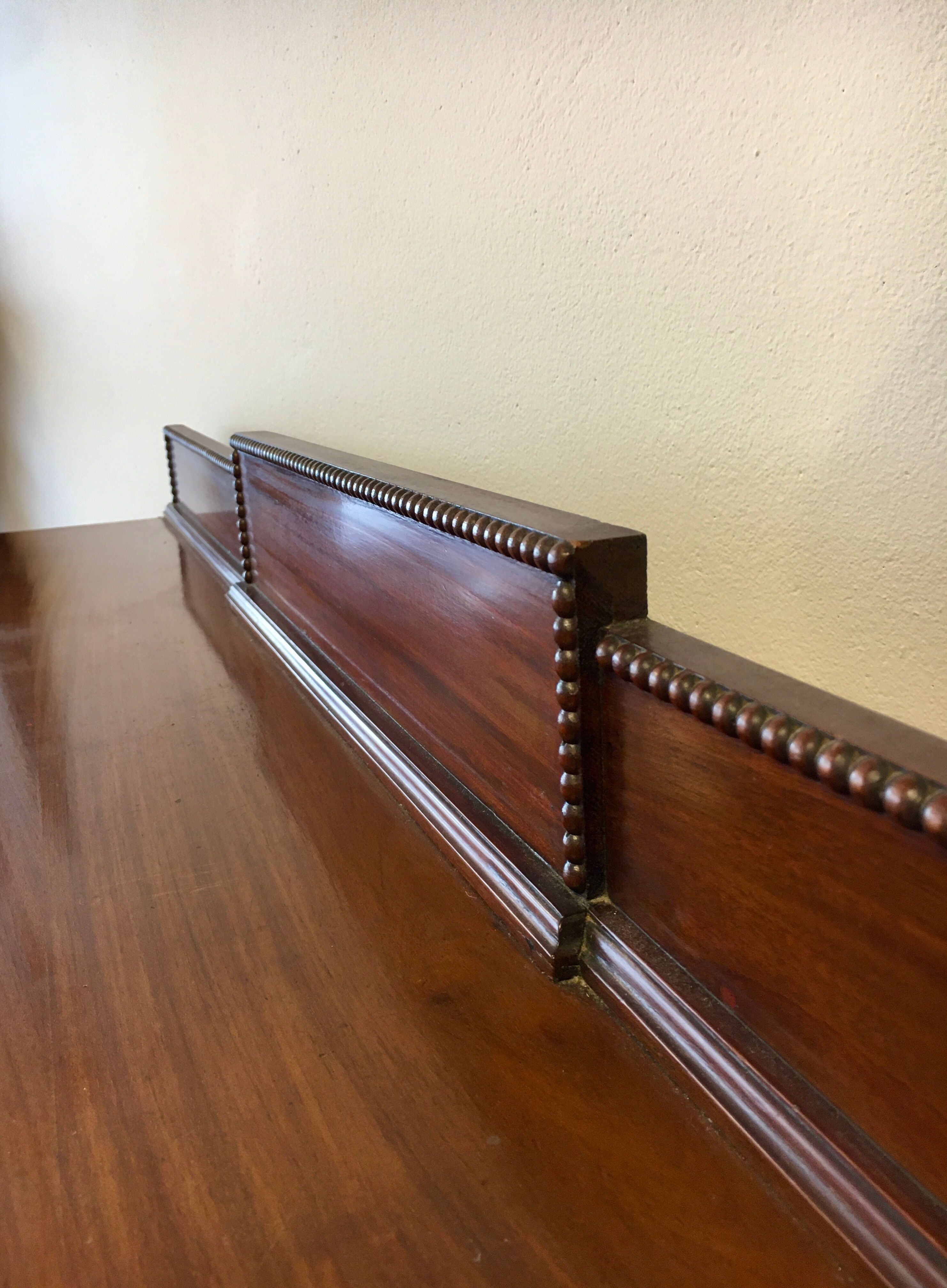 English buffet in mahogany