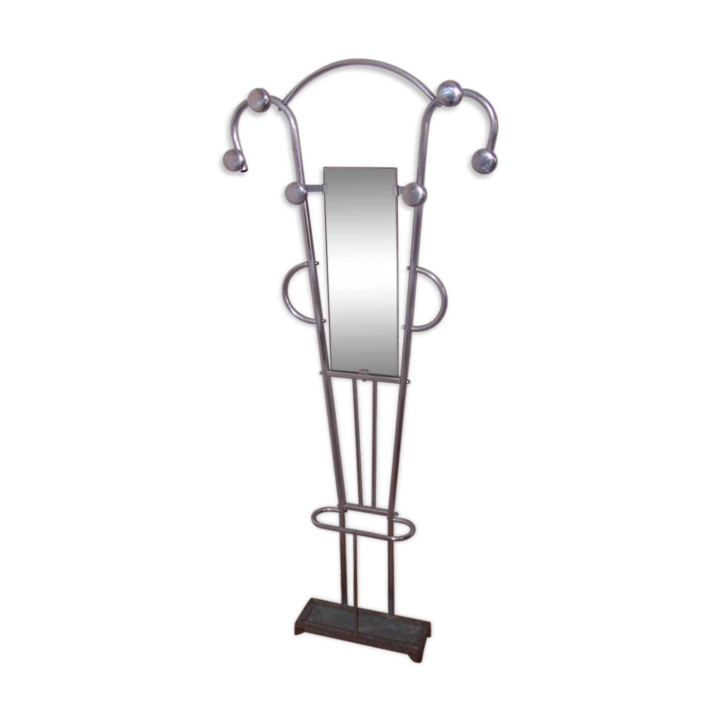 Aluminium coat hanger - art deco - 30s - 40s