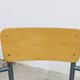 1962 school teacher's chair in honey color and tubular structure